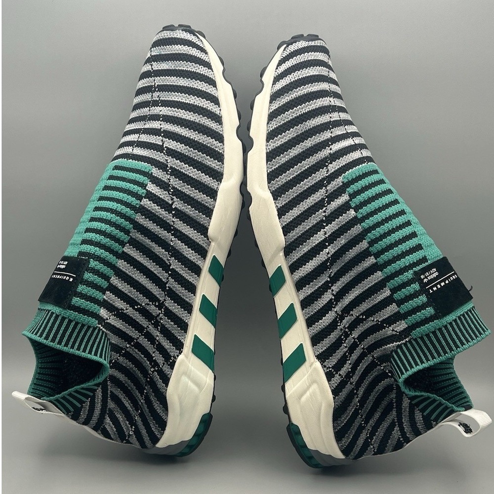 Adidas EQT Support SK PK Gray And Green Slip On Runner - Men's Size 13 USED - Picture 6 of 9